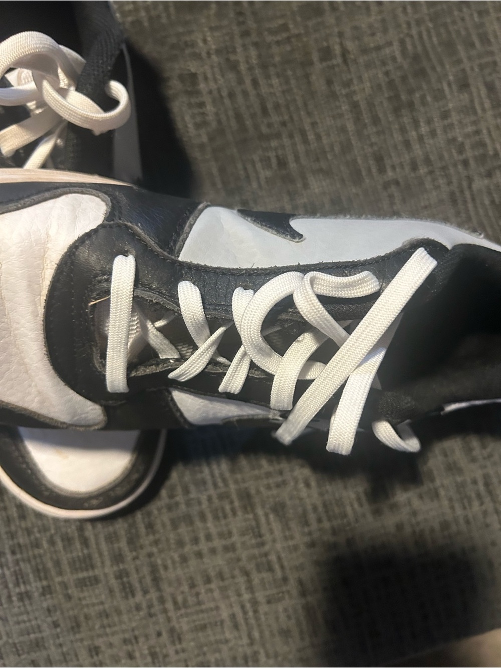 Nike Men’s Black and White Athletic Shoes